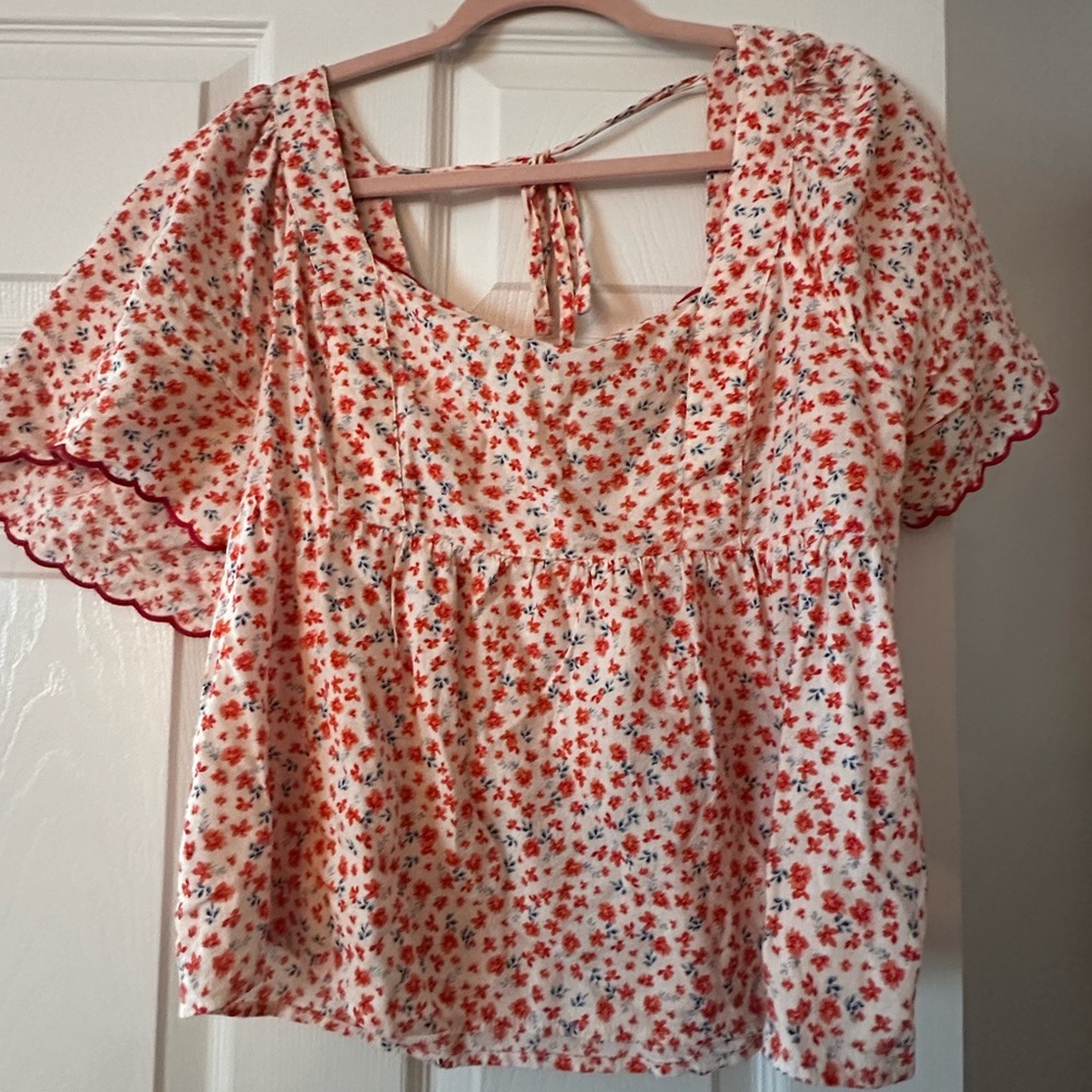 Floral Print Women's Top